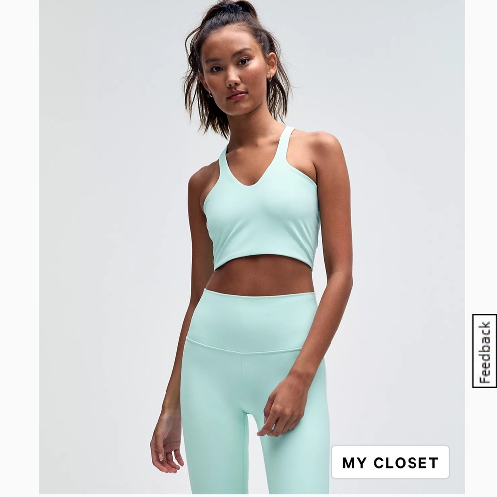 NWTs Lululemon Bend this V and racer bra
